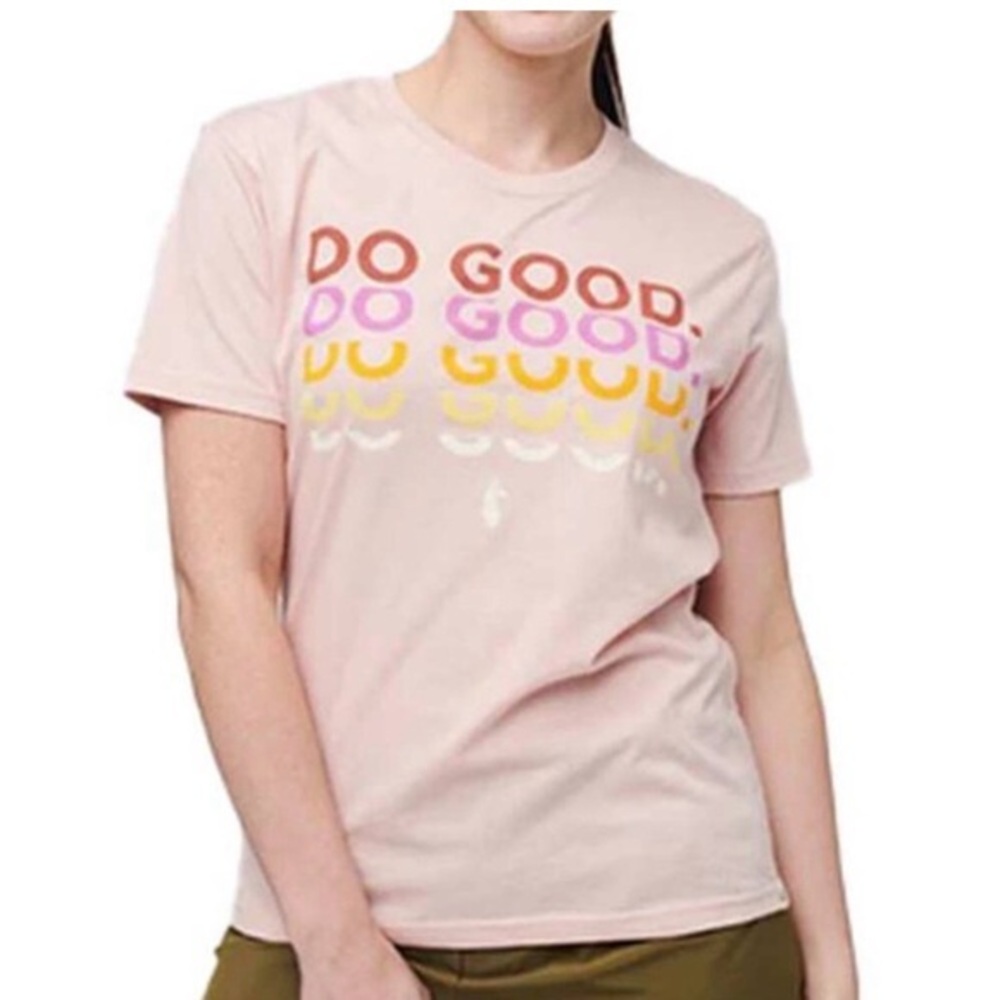 Cotopaxi Do Good Repeat Light Pink Graphic T-shirt